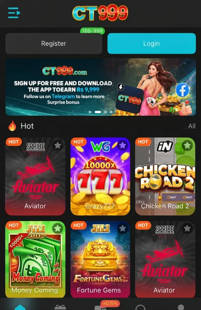 CT999 Game Earning App In PAkistan