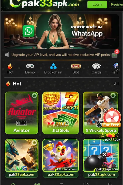 Funup777 Game Mobile Interface