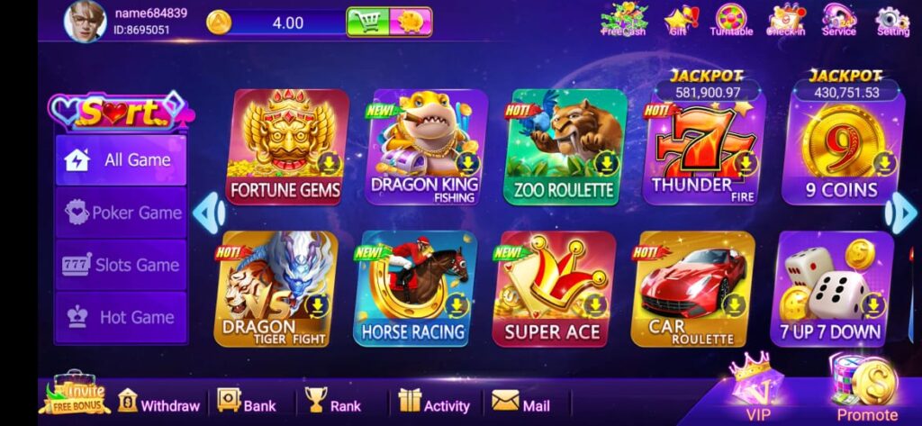 Bet735 Game Dashboard