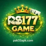 RS177 Game feature image with Pak33APK branding, showcasing Pakistani casino game excitement