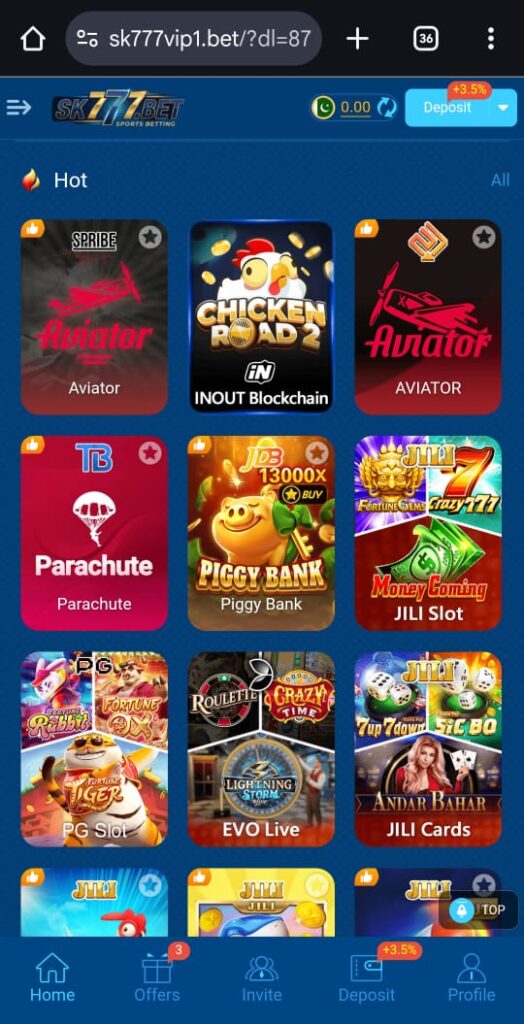 list of games in sk777 game